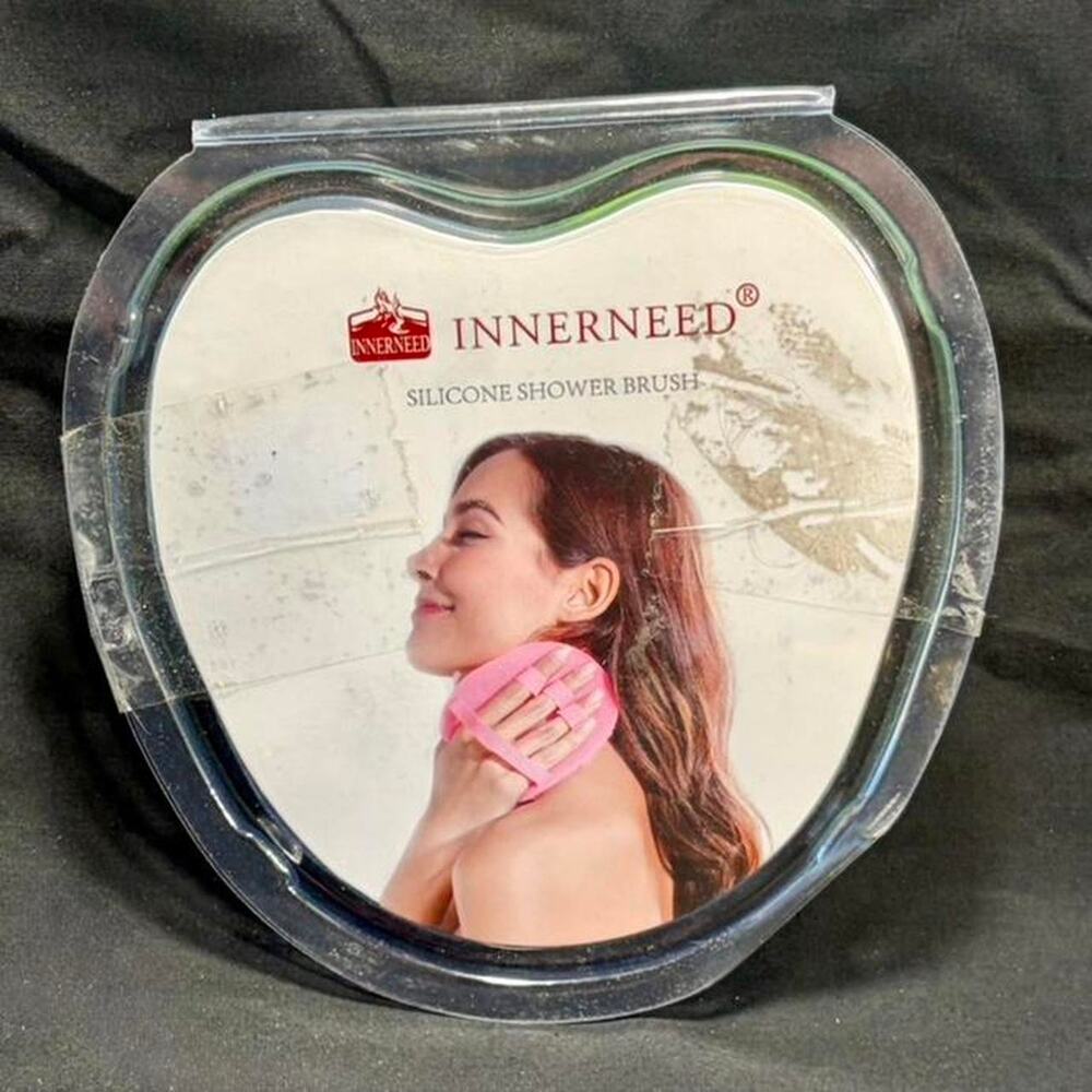 🚨 INNERNEED Soft Silicone Body Scrubber Shower Cleansing Brush Set Of 2 🚿